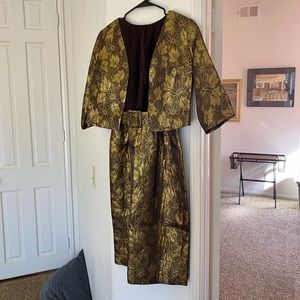 Vintage S. Howard Hirsh California dress with jacket